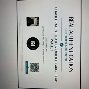 Chanel Patent leather quilted, large flap wallet